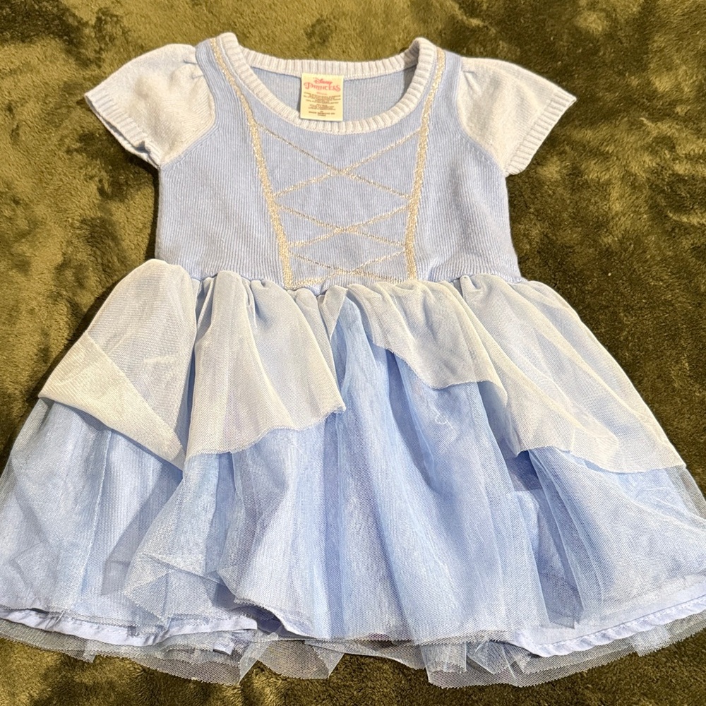 Disney Light Blue and White Tulle Dress - Picture 2 of 10